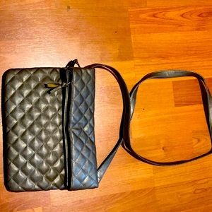 AJ Valenci quilted crossover purse, can be a clutch too.